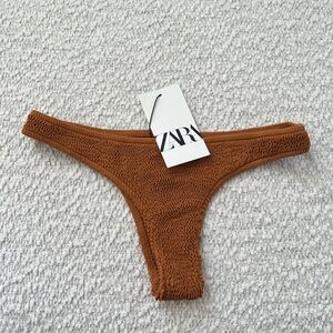 Zara Brown Bikini Bottom